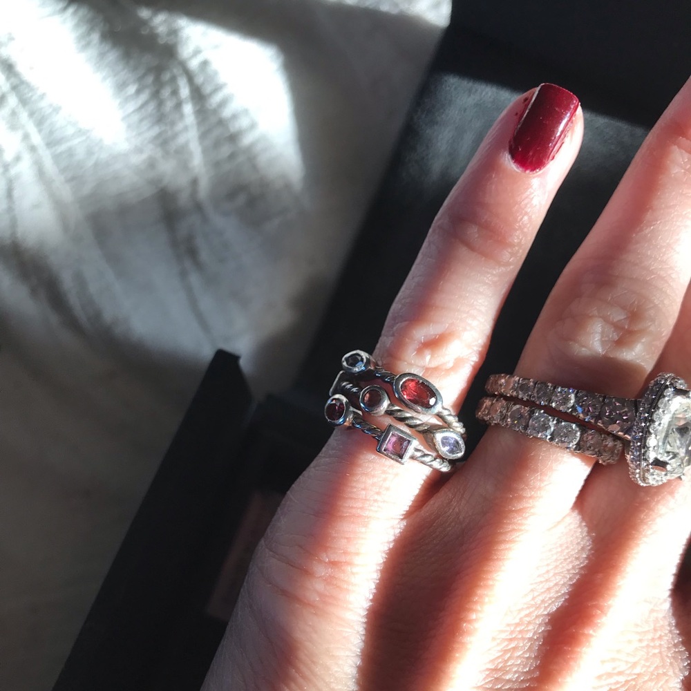 David Yurman confetti berry ring size 5